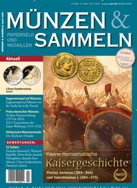 Titelbild der Ausgabe 4/2025 von Münzen & Sammeln. Diese Zeitschrift und viele weitere Reisemagazine, Freizeitmagazine und Wissensmagazine als Abo oder epaper bei United Kiosk online kaufen.