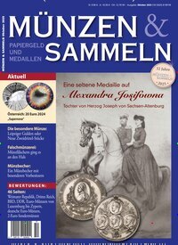 Titelbild der Ausgabe 10/2025 von Münzen & Sammeln. Diese Zeitschrift und viele weitere Reisemagazine, Freizeitmagazine und Wissensmagazine als Abo oder epaper bei United Kiosk online kaufen.