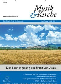 Titelbild der Ausgabe 4/2020 von Musik & Kirche. Diese Zeitschrift und viele weitere Kunstmagazine und Kulturmagazine als Abo oder epaper bei United Kiosk online kaufen.