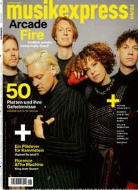 Titelbild der Ausgabe 6/2022 von musikexpress. Diese Zeitschrift und viele weitere Reisemagazine, Freizeitmagazine und Wissensmagazine als Abo oder epaper bei United Kiosk online kaufen.