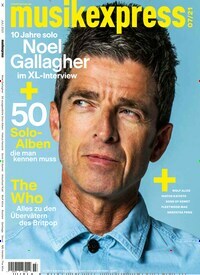 Titelbild der Ausgabe 7/2021 von musikexpress. Diese Zeitschrift und viele weitere Reisemagazine, Freizeitmagazine und Wissensmagazine als Abo oder epaper bei United Kiosk online kaufen.
