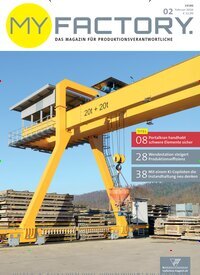 Titelbild der Ausgabe 2/2026 von Myfactory. Diese Zeitschrift und viele weitere Industriemagazine und Handwerkmagazine als Abo oder epaper bei United Kiosk online kaufen.