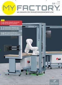 Titelbild der Ausgabe 4/2025 von Myfactory. Diese Zeitschrift und viele weitere Industriemagazine und Handwerkmagazine als Abo oder epaper bei United Kiosk online kaufen.