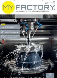 Titelbild der Ausgabe 6/2026 von Myfactory. Diese Zeitschrift und viele weitere Industriemagazine und Handwerkmagazine als Abo oder epaper bei United Kiosk online kaufen.