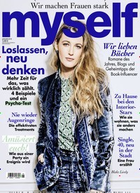 Titelbild der Ausgabe 1/2019 von myself. Diese Zeitschrift und viele weitere Frauenzeitschriften als Abo oder epaper bei United Kiosk online kaufen.