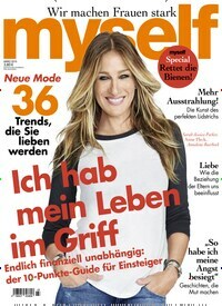 Titelbild der Ausgabe 3/2019 von myself. Diese Zeitschrift und viele weitere Frauenzeitschriften als Abo oder epaper bei United Kiosk online kaufen.