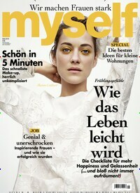 Titelbild der Ausgabe 5/2019 von myself. Diese Zeitschrift und viele weitere Frauenzeitschriften als Abo oder epaper bei United Kiosk online kaufen.