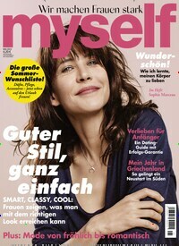 Titelbild der Ausgabe 5/2022 von myself. Diese Zeitschrift und viele weitere Frauenzeitschriften als Abo oder epaper bei United Kiosk online kaufen.
