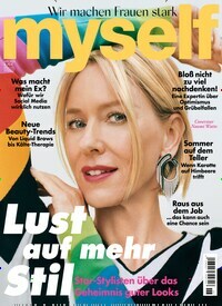 Titelbild der Ausgabe 6/2023 von myself. Diese Zeitschrift und viele weitere Frauenzeitschriften als Abo oder epaper bei United Kiosk online kaufen.