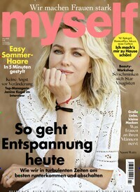 Titelbild der Ausgabe 7/2020 von myself. Diese Zeitschrift und viele weitere Frauenzeitschriften als Abo oder epaper bei United Kiosk online kaufen.