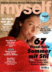 Titelbild der Ausgabe 7/2025 von myself. Diese Zeitschrift und viele weitere Frauenzeitschriften als Abo oder epaper bei United Kiosk online kaufen.