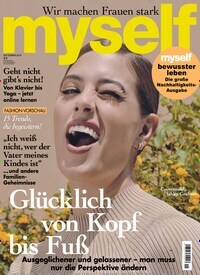 Titelbild der Ausgabe 9/2019 von myself. Diese Zeitschrift und viele weitere Frauenzeitschriften als Abo oder epaper bei United Kiosk online kaufen.