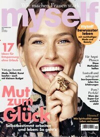 Titelbild der Ausgabe 9/2020 von myself. Diese Zeitschrift und viele weitere Frauenzeitschriften als Abo oder epaper bei United Kiosk online kaufen.