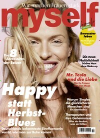 Titelbild der Ausgabe 10/2021 von myself. Diese Zeitschrift und viele weitere Frauenzeitschriften als Abo oder epaper bei United Kiosk online kaufen.
