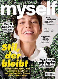 Titelbild der Ausgabe 11/2025 von myself. Diese Zeitschrift und viele weitere Frauenzeitschriften als Abo oder epaper bei United Kiosk online kaufen.