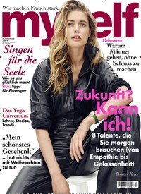Titelbild der Ausgabe 12/2018 von myself. Diese Zeitschrift und viele weitere Frauenzeitschriften als Abo oder epaper bei United Kiosk online kaufen.