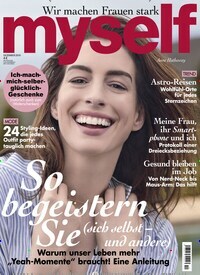 Titelbild der Ausgabe 12/2019 von myself. Diese Zeitschrift und viele weitere Frauenzeitschriften als Abo oder epaper bei United Kiosk online kaufen.