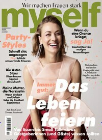 Titelbild der Ausgabe 12/2022 von myself. Diese Zeitschrift und viele weitere Frauenzeitschriften als Abo oder epaper bei United Kiosk online kaufen.