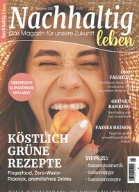 Titelbild der Ausgabe 4/2021 von Nachhaltig leben. Diese Zeitschrift und viele weitere Wirtschaftsmagazine und Politikmagazine als Abo oder epaper bei United Kiosk online kaufen.