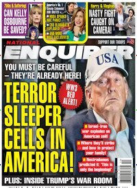 Titelbild der Ausgabe 11/2026 von National Enquirer. Diese Zeitschrift und viele weitere Lifestylemagazine und Peoplemagazine als Abo oder epaper bei United Kiosk online kaufen.