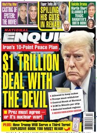 Titelbild der Ausgabe 16/2026 von National Enquirer. Diese Zeitschrift und viele weitere Lifestylemagazine und Peoplemagazine als Abo oder epaper bei United Kiosk online kaufen.