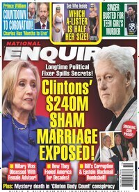 Titelbild der Ausgabe 18/2026 von National Enquirer. Diese Zeitschrift und viele weitere Lifestylemagazine und Peoplemagazine als Abo oder epaper bei United Kiosk online kaufen.