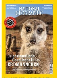 Titelbild der Ausgabe 1/2026 von National Geographic Deutschland. Diese Zeitschrift und viele weitere Reisemagazine, Freizeitmagazine und Wissensmagazine als Abo oder epaper bei United Kiosk online kaufen.