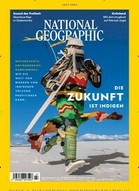 Titelbild der Ausgabe 7/2024 von National Geographic Deutschland. Diese Zeitschrift und viele weitere Reisemagazine, Freizeitmagazine und Wissensmagazine als Abo oder epaper bei United Kiosk online kaufen.