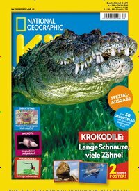 Titelbild der Ausgabe 62/2025 von National Geographic Kids. Diese Zeitschrift und viele weitere Jugendzeitschriften und Kinderzeitschriften als Abo oder epaper bei United Kiosk online kaufen.