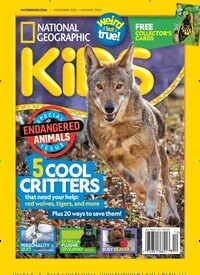 Titelbild der Ausgabe 11/2023 von National Geographic Kids USA. Diese Zeitschrift und viele weitere Jugendzeitschriften und Kinderzeitschriften als Abo oder epaper bei United Kiosk online kaufen.