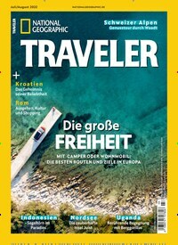 Titelbild der Ausgabe 3/2022 von National Geographic Traveler. Diese Zeitschrift und viele weitere Reisemagazine, Freizeitmagazine und Wissensmagazine als Abo oder epaper bei United Kiosk online kaufen.