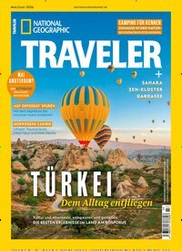 Titelbild der Ausgabe 3/2026 von National Geographic Traveler. Diese Zeitschrift und viele weitere Reisemagazine, Freizeitmagazine und Wissensmagazine als Abo oder epaper bei United Kiosk online kaufen.