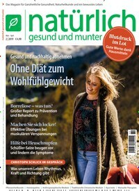 Titelbild der Ausgabe 2/2019 von natürlich gesund und munter. Diese Zeitschrift und viele weitere Elternzeitschriften und Tierzeitschriften als Abo oder epaper bei United Kiosk online kaufen.