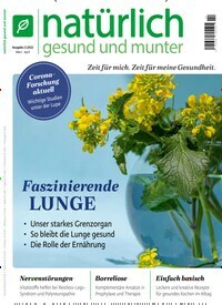 Titelbild der Ausgabe 2/2022 von natürlich gesund und munter. Diese Zeitschrift und viele weitere Elternzeitschriften und Tierzeitschriften als Abo oder epaper bei United Kiosk online kaufen.