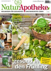 Titelbild der Ausgabe 2/2022 von NaturApotheke. Diese Zeitschrift und viele weitere Gartenzeitschriften und Wohnzeitschriften als Abo oder epaper bei United Kiosk online kaufen.