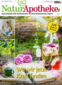 Titelbild der Ausgabe 3/2022 von NaturApotheke. Diese Zeitschrift und viele weitere Gartenzeitschriften und Wohnzeitschriften als Abo oder epaper bei United Kiosk online kaufen.