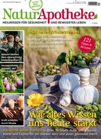 Titelbild der Ausgabe 4/2022 von NaturApotheke. Diese Zeitschrift und viele weitere Gartenzeitschriften und Wohnzeitschriften als Abo oder epaper bei United Kiosk online kaufen.