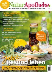 Titelbild der Ausgabe 5/2021 von NaturApotheke. Diese Zeitschrift und viele weitere Gartenzeitschriften und Wohnzeitschriften als Abo oder epaper bei United Kiosk online kaufen.