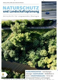 Titelbild der Ausgabe 3/2022 von Naturschutz und Landschaftsplanung. Diese Zeitschrift und viele weitere Naturzeitschriften, Landwirtschaftszeitungen und Umweltmagazine als Abo oder epaper bei United Kiosk online kaufen.