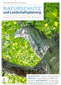 Titelbild der Ausgabe 3/2026 von Naturschutz und Landschaftsplanung. Diese Zeitschrift und viele weitere Naturzeitschriften, Landwirtschaftszeitungen und Umweltmagazine als Abo oder epaper bei United Kiosk online kaufen.
