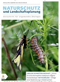 Titelbild der Ausgabe 9/2022 von Naturschutz und Landschaftsplanung. Diese Zeitschrift und viele weitere Naturzeitschriften, Landwirtschaftszeitungen und Umweltmagazine als Abo oder epaper bei United Kiosk online kaufen.