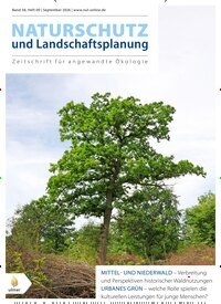 Titelbild der Ausgabe 9/2026 von Naturschutz und Landschaftsplanung. Diese Zeitschrift und viele weitere Naturzeitschriften, Landwirtschaftszeitungen und Umweltmagazine als Abo oder epaper bei United Kiosk online kaufen.