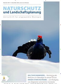 Titelbild der Ausgabe 11/2026 von Naturschutz und Landschaftsplanung. Diese Zeitschrift und viele weitere Naturzeitschriften, Landwirtschaftszeitungen und Umweltmagazine als Abo oder epaper bei United Kiosk online kaufen.
