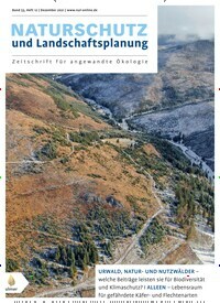 Titelbild der Ausgabe 12/2021 von Naturschutz und Landschaftsplanung. Diese Zeitschrift und viele weitere Naturzeitschriften, Landwirtschaftszeitungen und Umweltmagazine als Abo oder epaper bei United Kiosk online kaufen.