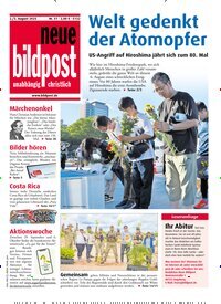 Titelbild der Ausgabe 31/2025 von neue bildpost. Diese Zeitschrift und viele weitere Kunstmagazine und Kulturmagazine als Abo oder epaper bei United Kiosk online kaufen.