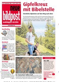 Titelbild der Ausgabe 37/2026 von neue bildpost. Diese Zeitschrift und viele weitere Kunstmagazine und Kulturmagazine als Abo oder epaper bei United Kiosk online kaufen.