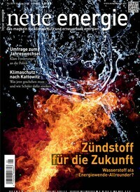 Titelbild der Ausgabe 1/2019 von neue energie. Diese Zeitschrift und viele weitere Wirtschaftsmagazine und Politikmagazine als Abo oder epaper bei United Kiosk online kaufen.
