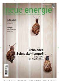 Titelbild der Ausgabe 5/2024 von neue energie. Diese Zeitschrift und viele weitere Wirtschaftsmagazine und Politikmagazine als Abo oder epaper bei United Kiosk online kaufen.