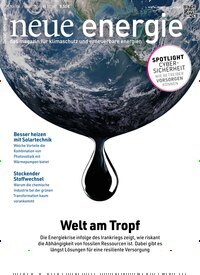 Titelbild der Ausgabe 6/2026 von neue energie. Diese Zeitschrift und viele weitere Wirtschaftsmagazine und Politikmagazine als Abo oder epaper bei United Kiosk online kaufen.