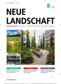 Titelbild der Ausgabe 8/2026 von Neue Landschaft. Diese Zeitschrift und viele weitere Naturzeitschriften, Landwirtschaftszeitungen und Umweltmagazine als Abo oder epaper bei United Kiosk online kaufen.